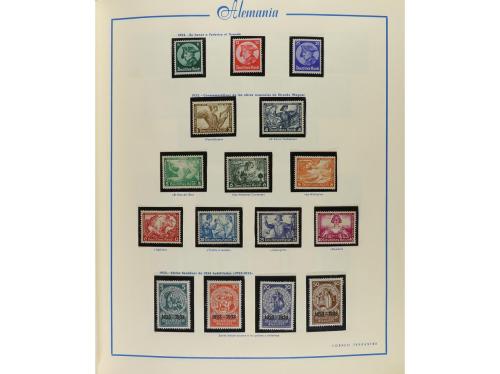 LOTES y COLECCIONES. ALEMANIA. Colección en álbum Schaubek c