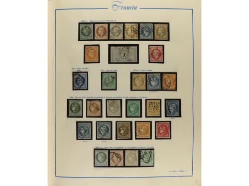 FRANCIA. Colección en álbum Schaubek desde el principio hast