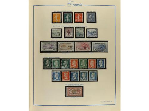 FRANCIA. Colección en álbum Schaubek desde el principio hast