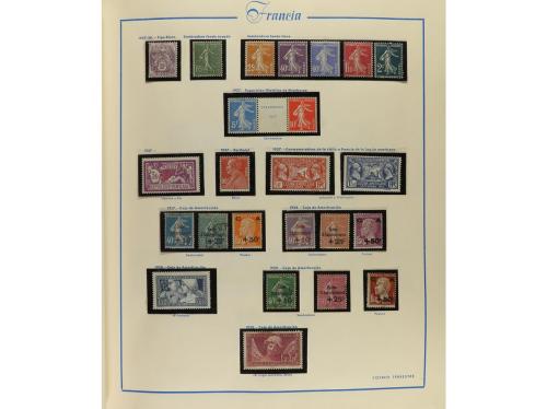 FRANCIA. Colección en álbum Schaubek desde el principio hast