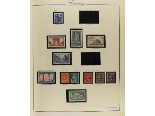FRANCIA. Colección en álbum Schaubek desde el principio hast