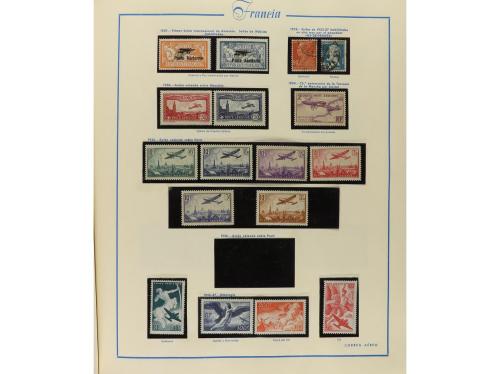 FRANCIA. Colección en álbum Schaubek desde el principio hast