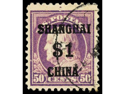 */° CHINA: OFICINAS POSTALES ESTADOS UNIDOS. Yv. 1/11, 13/5.