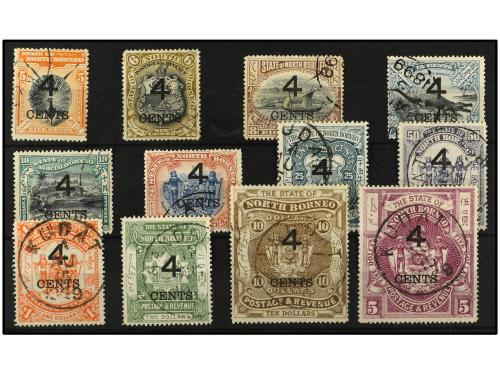 ° BORNEO. Ed. 86/97. Yv. 86/97. SERIE COMPLETA, 12 valores s