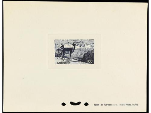 LOTES y COLECCIONES. ANDORRA FRANCESA. PRUEBAS DE LUJO. Conj