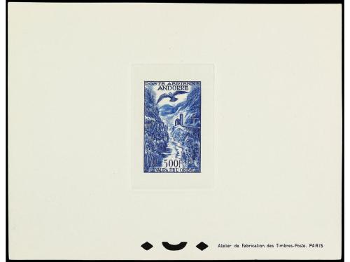 LOTES y COLECCIONES. ANDORRA FRANCESA. PRUEBAS DE LUJO. Conj