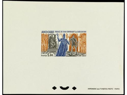 LOTES y COLECCIONES. ANDORRA FRANCESA. PRUEBAS DE LUJO. Conj