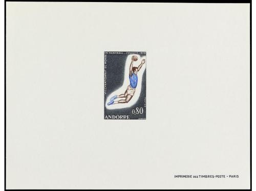 LOTES y COLECCIONES. ANDORRA FRANCESA. PRUEBAS DE LUJO. Conj