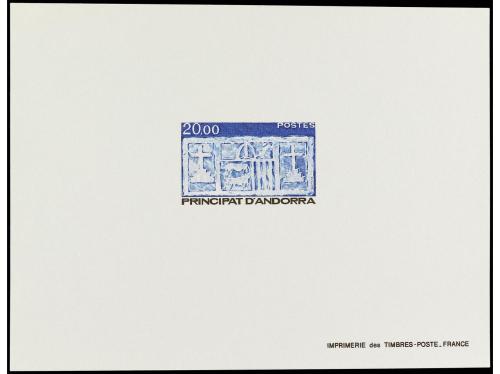 LOTES y COLECCIONES. ANDORRA FRANCESA. PRUEBAS DE LUJO. Conj