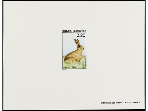 LOTES y COLECCIONES. ANDORRA FRANCESA. PRUEBAS DE LUJO. Conj