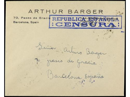 ✉ ESPAÑA. Ed. 764. 1938. HB en sobre con mat. PRIMER DÍA. 