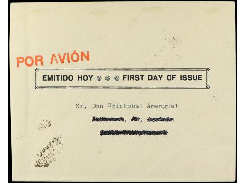 ✉ ESPAÑA. Ed. 766. HB Aéreo + 5 pts. en sobre sin circular. 