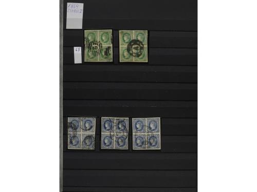 LOTES y COLECCIONES. 1850-1920. ESPAÑA. Dos clasificadores c