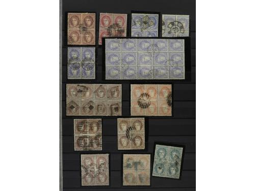 LOTES y COLECCIONES. 1850-1920. ESPAÑA. Dos clasificadores c