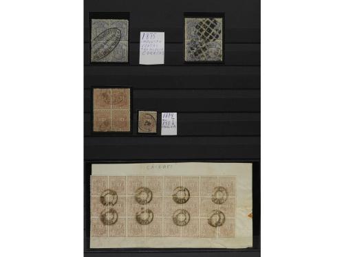 LOTES y COLECCIONES. 1850-1920. ESPAÑA. Dos clasificadores c