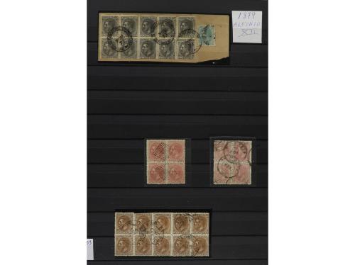 LOTES y COLECCIONES. 1850-1920. ESPAÑA. Dos clasificadores c