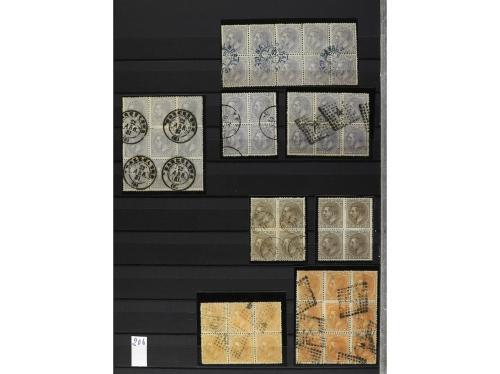 LOTES y COLECCIONES. 1850-1920. ESPAÑA. Dos clasificadores c