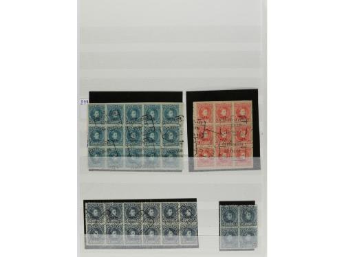 LOTES y COLECCIONES. 1850-1920. ESPAÑA. Dos clasificadores c