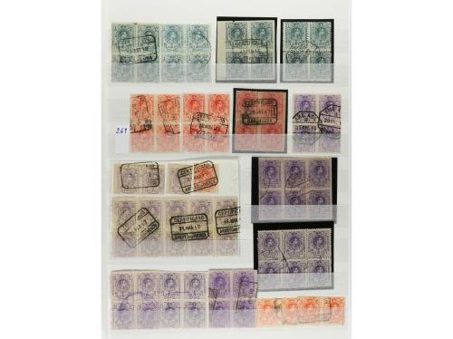 LOTES y COLECCIONES. 1850-1920. ESPAÑA. Dos clasificadores c