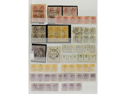 LOTES y COLECCIONES. 1850-1920. ESPAÑA. Dos clasificadores c