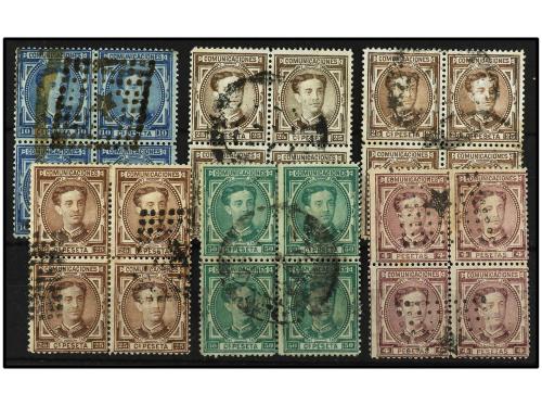 ° ESPAÑA. Ed. 175, 177, 179, 181. Conjunto de bloques. 