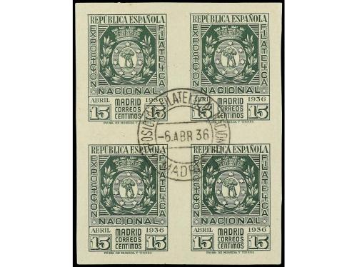 ° ESPAÑA. Ed. 727/8 (4). SERIE COMPLETA, 2 valores en bloque