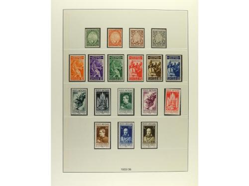 LOTES y COLECCIONES. VATICANO. Colección en 4 álbumes Lindne