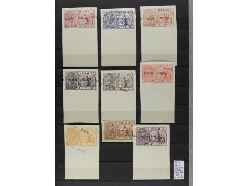 LOTES y COLECCIONES. FILIPINAS. FISCALES. Colección en clasi