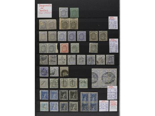 LOTES y COLECCIONES. FILIPINAS. FISCALES. Colección en clasi