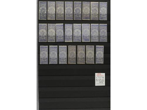 LOTES y COLECCIONES. ESPAÑA. FISCALES. GIROS (timbres para E