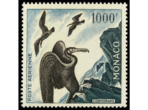 ** MONACO. Ed. Av. 66/8. SERIE COMPLETA, 3 valores. Cat. 651