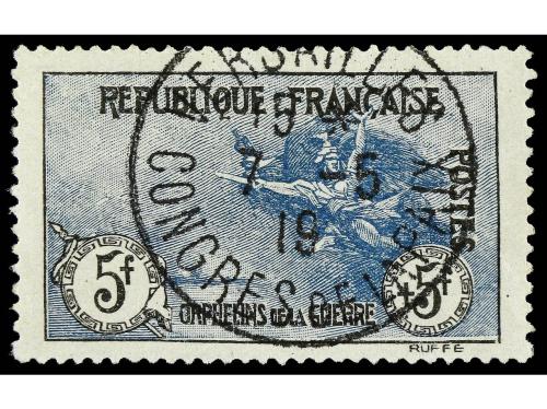 ° FRANCIA. Yv. 153/5. 1917-18. 50 c. + 50 c., 1 Fr. + 1 Fr.,