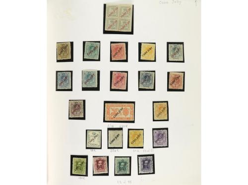 LOTES y COLECCIONES. COLONIAS ESPAÑOLAS. Colección en álbum,