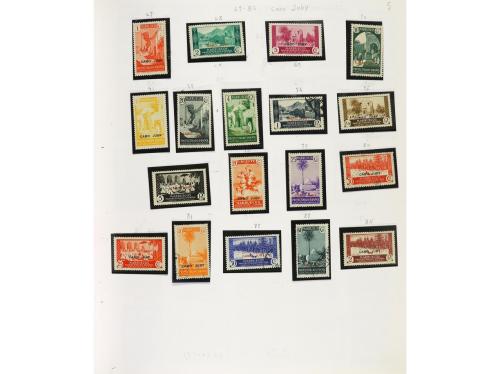 LOTES y COLECCIONES. COLONIAS ESPAÑOLAS. Colección en álbum,