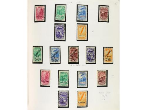 LOTES y COLECCIONES. COLONIAS ESPAÑOLAS. Colección en álbum,