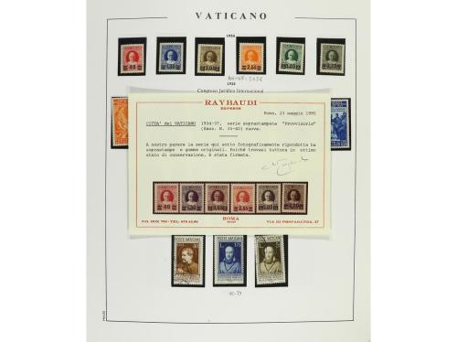 LOTES y COLECCIONES. VATICANO. Colección en 2 álbumes de 192