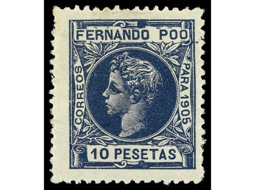 * COLONIAS ESPAÑOLAS: FERNANDO POO. Ed. 136/51. 1905. SERIE 