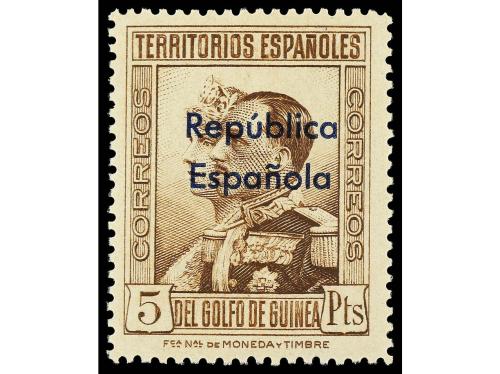 ** COLONIAS ESPAÑOLAS: GUINEA. Ed. 230/43. SERIE COMPLETA, 1