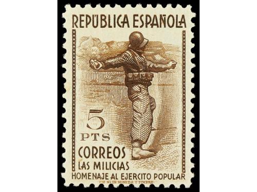 * ESPAÑA. Ed. 792/800. SERIE COMPLETA, 9 valores. Centrados 