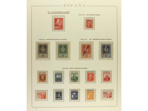 LOTES y COLECCIONES. ESPAÑA. Colección en 7 álbumes Olegario