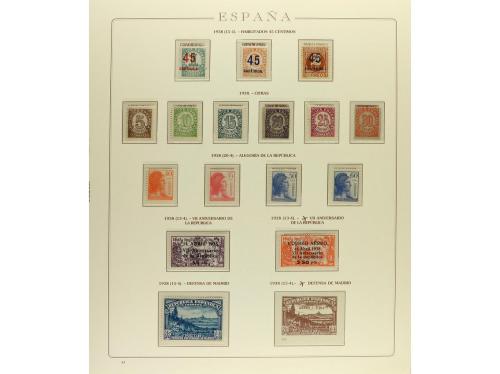 LOTES y COLECCIONES. ESPAÑA. Colección en 7 álbumes Olegario