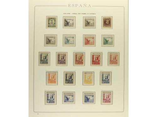 LOTES y COLECCIONES. ESPAÑA. Colección en 7 álbumes Olegario