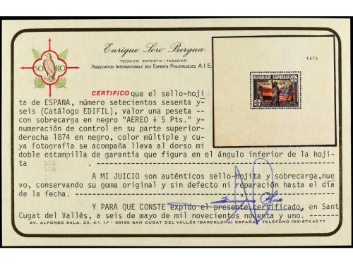 ** ESPAÑA. Ed. 766. HB. Aéreo + 5 pts. Leves sombras del tie