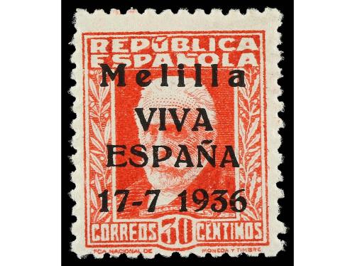 ** ESPAÑA E. LOCALES PATRIOTICAS: MELILLA. Ed. 1he/2he. SERI