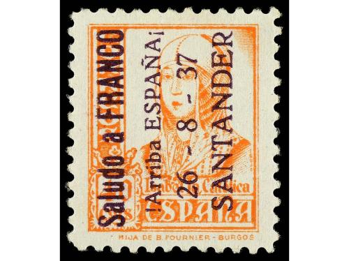 * ESPAÑA E. LOCALES PATRIOTICAS: SANTANDER. Ed. 17/25. SERIE