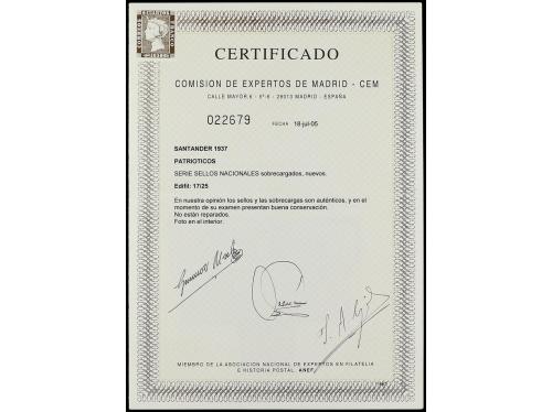 * ESPAÑA E. LOCALES PATRIOTICAS: SANTANDER. Ed. 17/25. SERIE