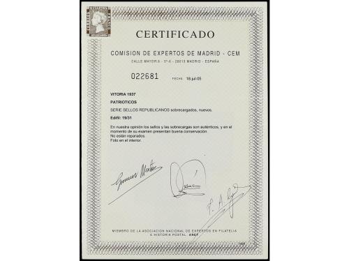 ** ESPAÑA E. LOCALES PATRIOTICAS: VITORIA. Ed. 19/31. SERIE 