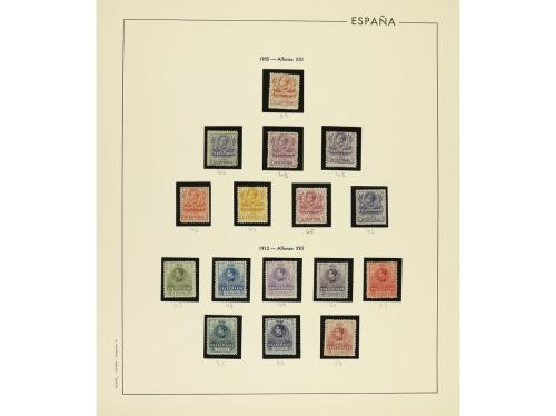 LOTES y COLECCIONES. ESPAÑA. Colección en álbum, conteniendo