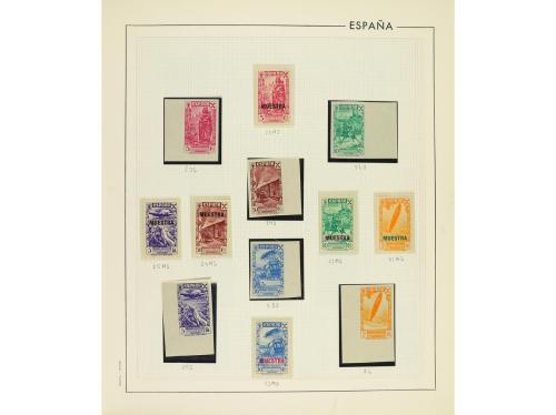 LOTES y COLECCIONES. ESPAÑA. Colección en álbum, conteniendo