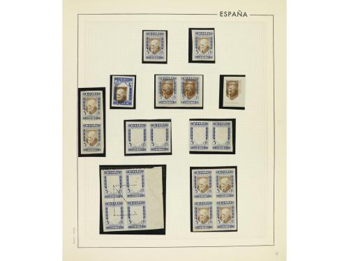 LOTES y COLECCIONES. ESPAÑA. Colección en álbum, conteniendo